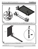 Preview for 4 page of Crate&Barrel Mid Century Spindle Conversion Bed Assembly Instructions Manual