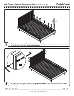 Preview for 7 page of Crate&Barrel Mid Century Spindle Conversion Bed Assembly Instructions Manual