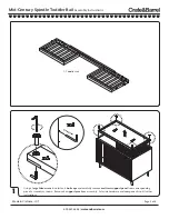 Preview for 3 page of Crate&Barrel Mid-Century Spindle Toddler Rail Assembly Instructions Manual