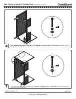 Preview for 6 page of Crate&Barrel Mid-Century Spindle Toddler Rail Assembly Instructions Manual