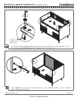 Preview for 8 page of Crate&Barrel Mid-Century Spindle Toddler Rail Assembly Instructions Manual