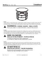 Preview for 1 page of Crate&Barrel Nesting Series Assembly Manual