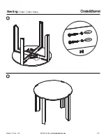 Preview for 4 page of Crate&Barrel Nesting Series Assembly Manual