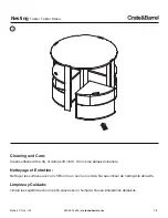 Preview for 5 page of Crate&Barrel Nesting Series Assembly Manual