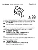 Предварительный просмотр 1 страницы Crate&Barrel Next Chapter Assembly Instructions