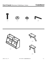 Предварительный просмотр 2 страницы Crate&Barrel Next Chapter Assembly Instructions