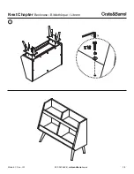 Предварительный просмотр 3 страницы Crate&Barrel Next Chapter Assembly Instructions