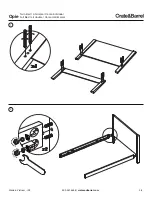 Предварительный просмотр 3 страницы Crate&Barrel Opie Assembly Instructions