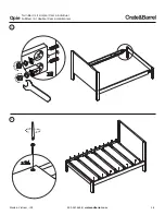 Предварительный просмотр 4 страницы Crate&Barrel Opie Assembly Instructions