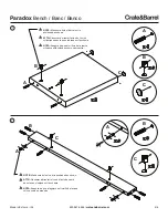 Предварительный просмотр 2 страницы Crate&Barrel Paradox Bench Quick Start Manual