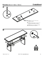 Предварительный просмотр 5 страницы Crate&Barrel Paradox Bench Quick Start Manual