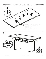 Preview for 4 page of Crate&Barrel Paradox Dining Table Quick Start Manual