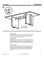 Preview for 5 page of Crate&Barrel Paradox Dining Table Quick Start Manual