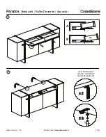 Preview for 24 page of Crate&Barrel Paradox Sideboard Quick Start Manual