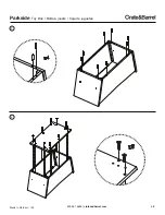 Предварительный просмотр 6 страницы Crate&Barrel Parkside Toy Box Assembly Instructions Manual