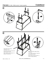 Предварительный просмотр 7 страницы Crate&Barrel Parkside Toy Box Assembly Instructions Manual