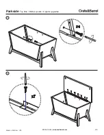 Предварительный просмотр 8 страницы Crate&Barrel Parkside Toy Box Assembly Instructions Manual