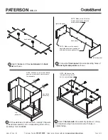 Предварительный просмотр 3 страницы Crate&Barrel PATERSON Assembly Manual