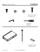 Preview for 2 page of Crate&Barrel Paxson Manual