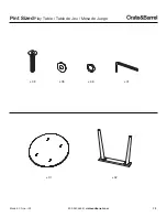 Предварительный просмотр 2 страницы Crate&Barrel Pint Sized Assembly Instructions