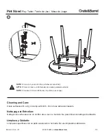 Предварительный просмотр 3 страницы Crate&Barrel Pint Sized Assembly Instructions