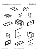 Предварительный просмотр 3 страницы Crate&Barrel Roboshelf Bookcase Assembly Instructions Manual