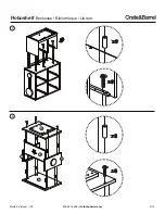 Предварительный просмотр 6 страницы Crate&Barrel Roboshelf Bookcase Assembly Instructions Manual