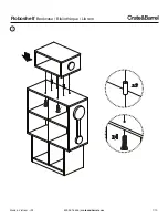 Предварительный просмотр 7 страницы Crate&Barrel Roboshelf Bookcase Assembly Instructions Manual