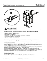 Предварительный просмотр 8 страницы Crate&Barrel Roboshelf Bookcase Assembly Instructions Manual