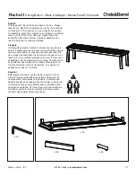 Crate&Barrel Rocha II Assembly Instructions preview