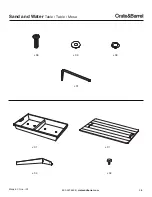 Предварительный просмотр 5 страницы Crate&Barrel Sand and Water Table Assembly Instructions Manual