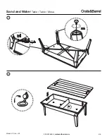 Предварительный просмотр 6 страницы Crate&Barrel Sand and Water Table Assembly Instructions Manual