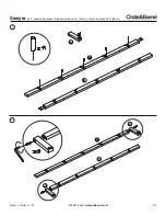 Preview for 3 page of Crate&Barrel Sawyer 18" Leaning Bookcase Assembly Instructions Manual