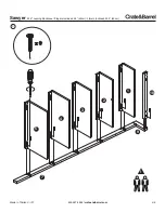 Preview for 4 page of Crate&Barrel Sawyer 18" Leaning Bookcase Assembly Instructions Manual