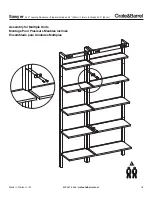 Preview for 7 page of Crate&Barrel Sawyer 18" Leaning Bookcase Assembly Instructions Manual