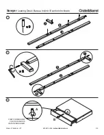 Предварительный просмотр 3 страницы Crate&Barrel Sawyer Leaning Desk Assembly Instructions Manual