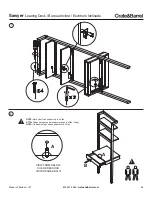 Предварительный просмотр 6 страницы Crate&Barrel Sawyer Leaning Desk Assembly Instructions Manual