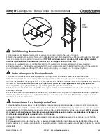 Предварительный просмотр 8 страницы Crate&Barrel Sawyer Leaning Desk Assembly Instructions Manual