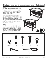 Crate&Barrel Sheridan Manual предпросмотр