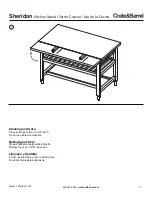 Предварительный просмотр 7 страницы Crate&Barrel Sheridan Manual