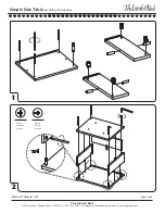 Preview for 2 page of Crate&Barrel Simple Side Table Assembly Instructions