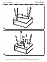 Preview for 3 page of Crate&Barrel Simple Side Table Assembly Instructions