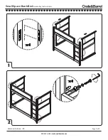 Предварительный просмотр 4 страницы Crate&Barrel Small Space Bunk Bed Assembly Instructions Manual