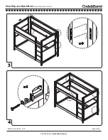 Предварительный просмотр 5 страницы Crate&Barrel Small Space Bunk Bed Assembly Instructions Manual