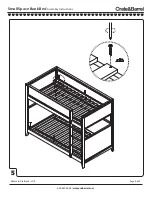 Предварительный просмотр 6 страницы Crate&Barrel Small Space Bunk Bed Assembly Instructions Manual