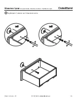 Preview for 2 page of Crate&Barrel Steamer Lane Assembly Instructions