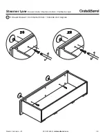 Preview for 3 page of Crate&Barrel Steamer Lane Assembly Instructions