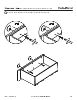 Preview for 4 page of Crate&Barrel Steamer Lane Assembly Instructions