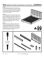 Предварительный просмотр 1 страницы Crate&Barrel Tate Series Assembly Manual