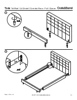 Предварительный просмотр 2 страницы Crate&Barrel Tate Series Assembly Manual